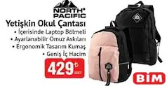 NORTH PACİFİC YETİŞKİN OKUL ÇANTASI